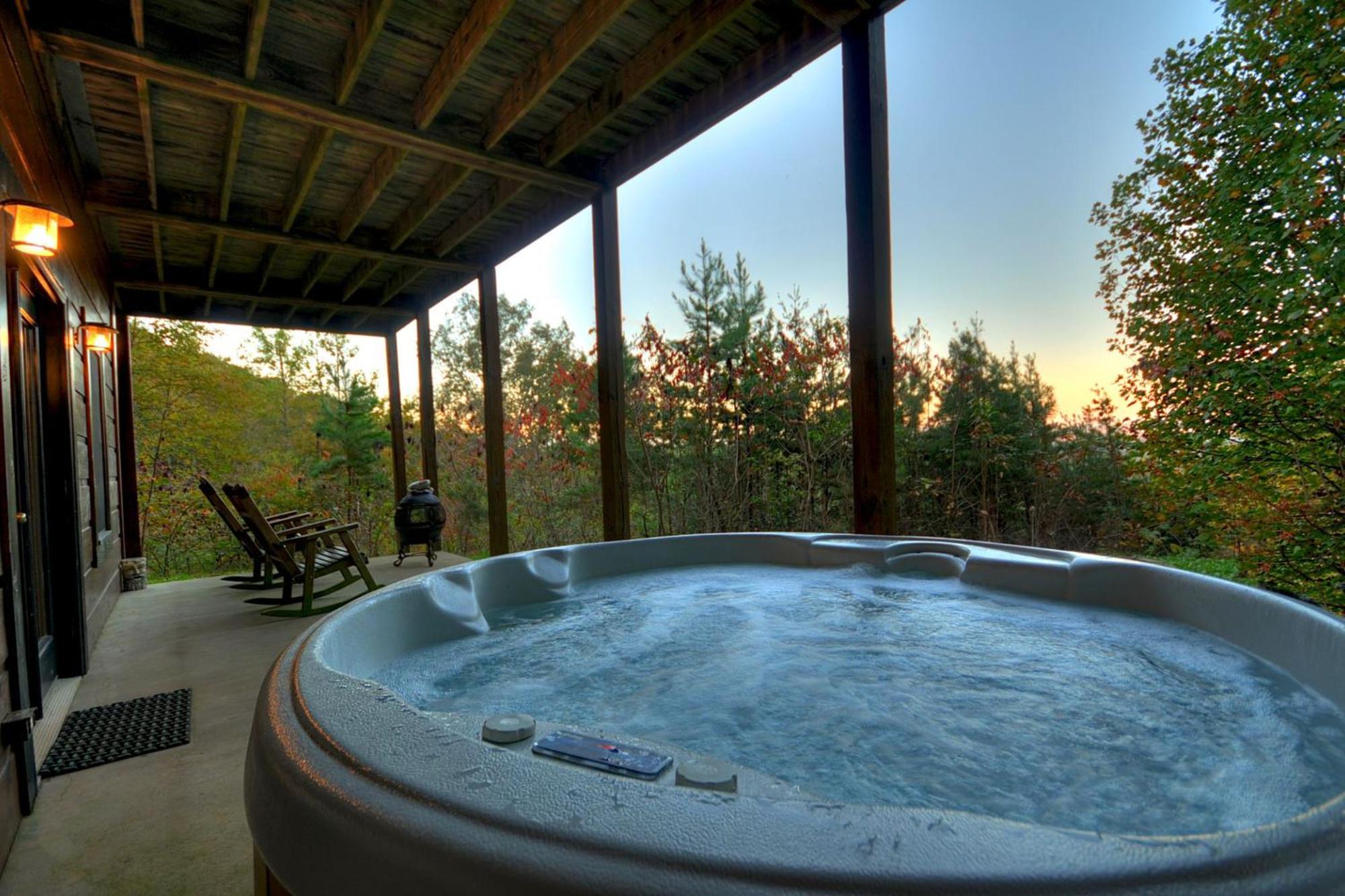 The View Sweeping Mountain Views Gas Fireplace Game Room Hot Tub Blue Ridge Extérieur photo