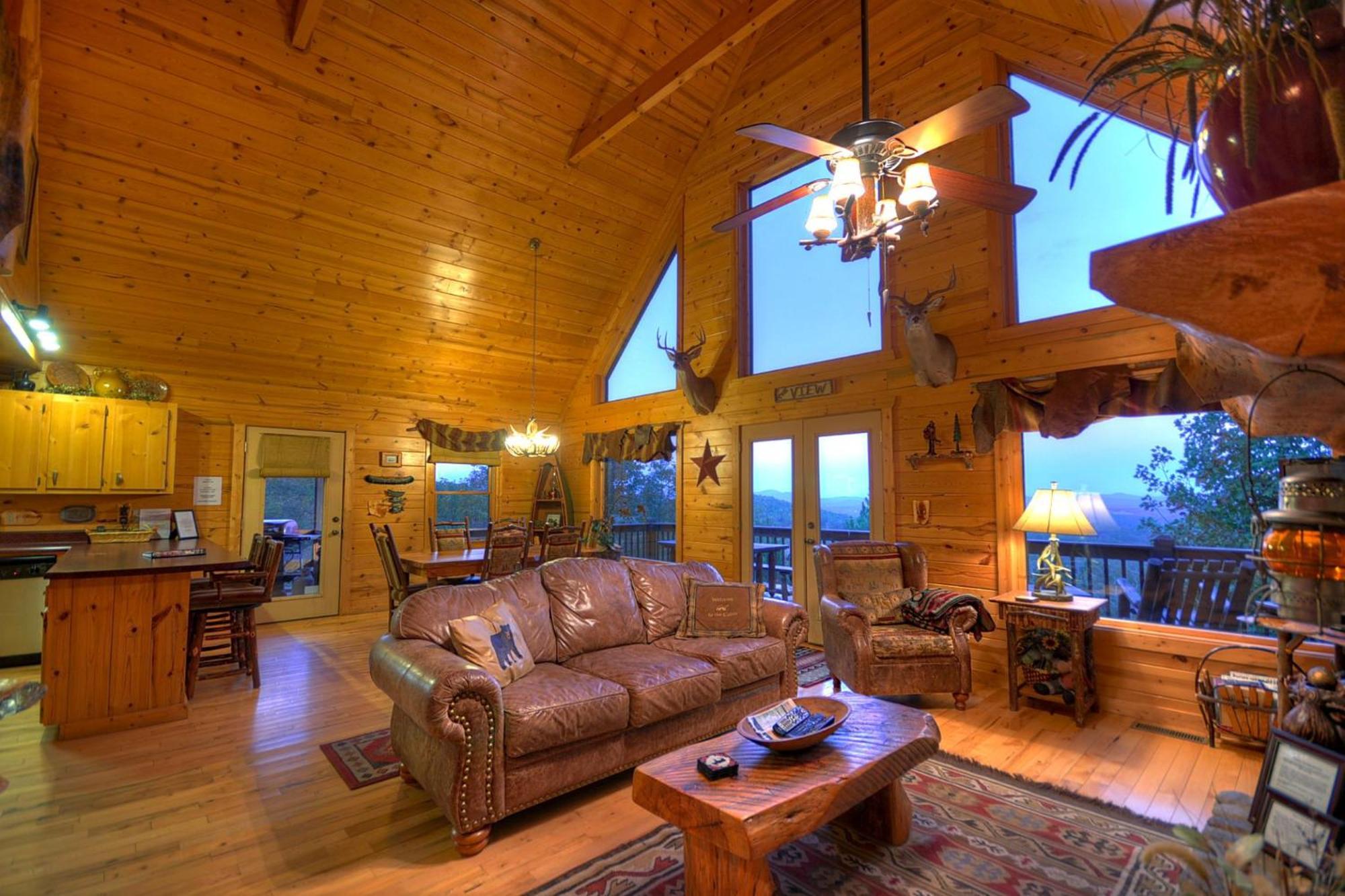 The View Sweeping Mountain Views Gas Fireplace Game Room Hot Tub Blue Ridge Extérieur photo